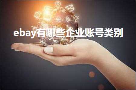 跨境电商知识:ebay有哪些企业账号类别